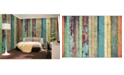 Brewster Home Fashions Colored Wood Wall Mural